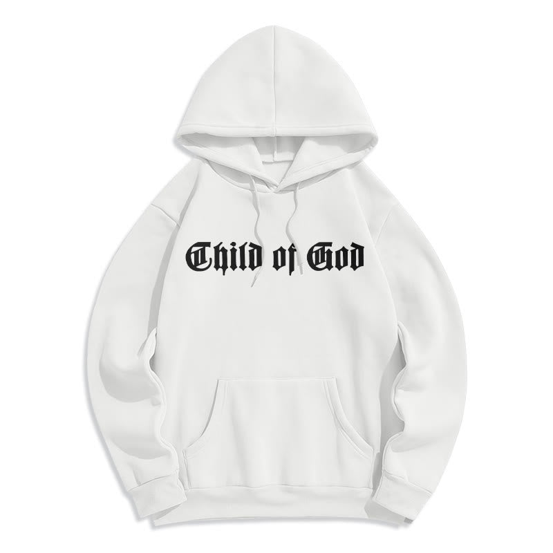 Christianartworkshop Child of God Scripture Fleece Lined Polyester Hoodie - image 19