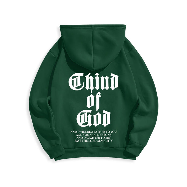 Christianartworkshop Child of God Scripture Fleece Lined Polyester Hoodie - image 11