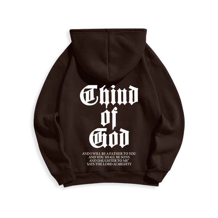 Christianartworkshop Child of God Scripture Fleece Lined Polyester Hoodie - image 24