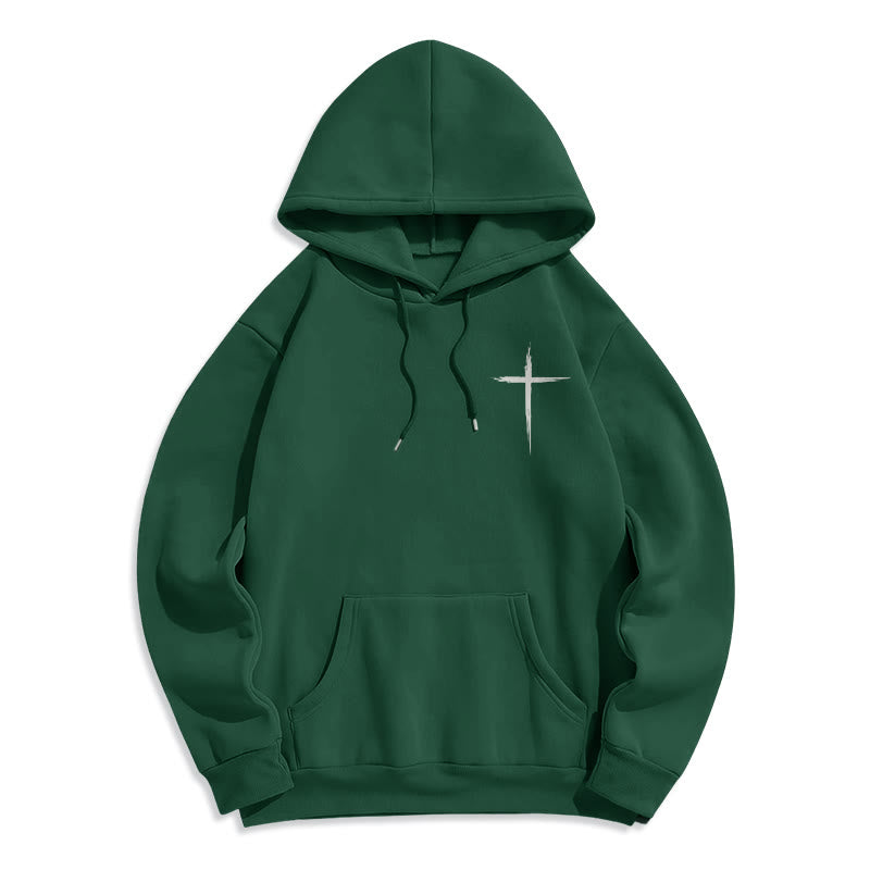 Christianartworkshop Jesus Saves John 14:6 Faith Fleece Lined Polyester Hoodie - image 20