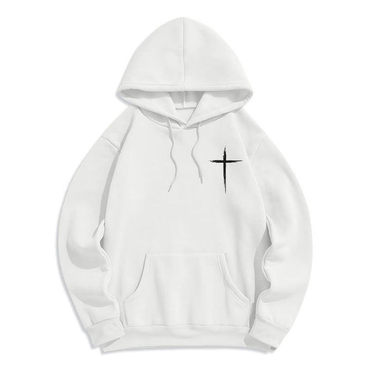 Christianartworkshop Jesus Saves John 14:6 Faith Fleece Lined Polyester Hoodie - image 5