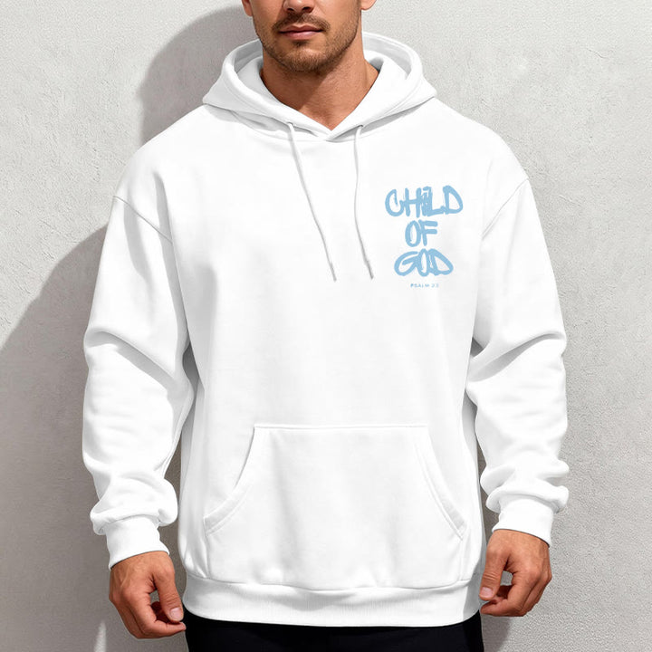 Christianartworkshop Faith Graffiti Child of God Fleece Lined Polyester Hoodie - image 3