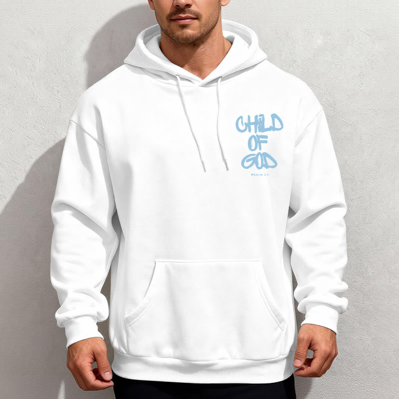 Christianartworkshop Faith Graffiti Child of God Fleece Lined Polyester Hoodie - image 4