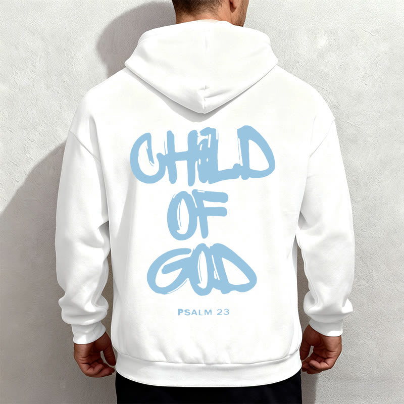Christianartworkshop Faith Graffiti Child of God Adult Fleece Lined Polyester Hoodie - image 2