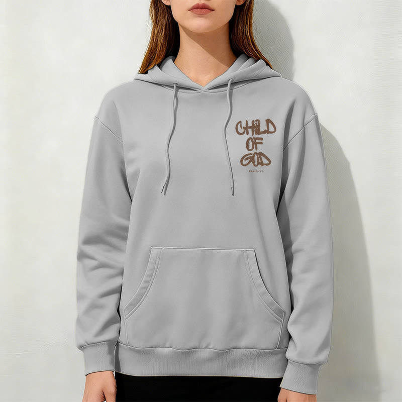 Christianartworkshop Faith Graffiti Child of God Adult Fleece Lined Polyester Hoodie - image 9