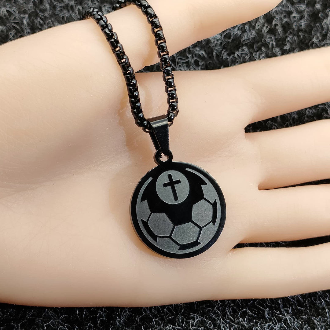 Christianartworkshop Sports Prayer Pendant Necklace: Philippians 4:13 & Sport Icon for Daily Carry - image 14