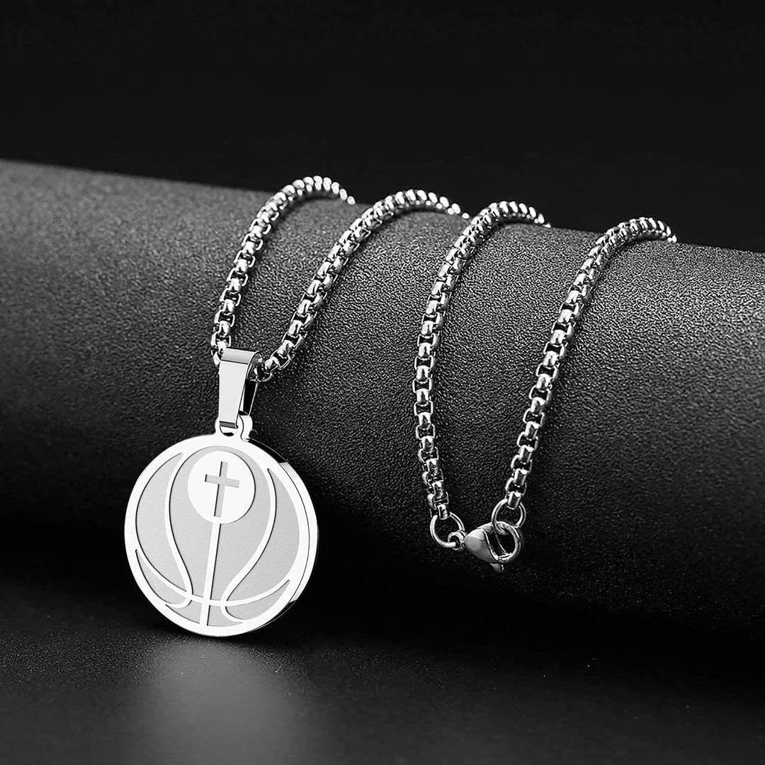 Christianartworkshop Sports Prayer Pendant Necklace: Philippians 4:13 & Sport Icon for Daily Carry - image 7