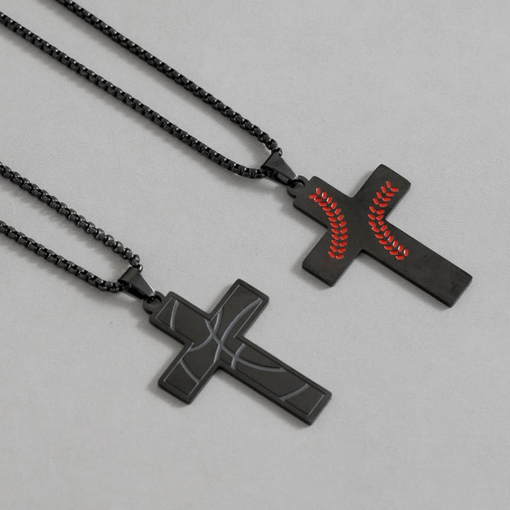 Christianartworkshop Personalizable Sport Cross Necklace: Faith Symbol & Hobby Details for Daily Wear - image 3