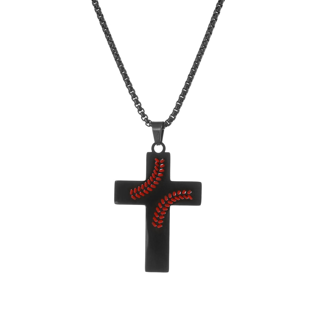 Christianartworkshop Personalizable Sport Cross Necklace: Faith Symbol & Hobby Details for Daily Wear - Baseball - Name Customized - image 7