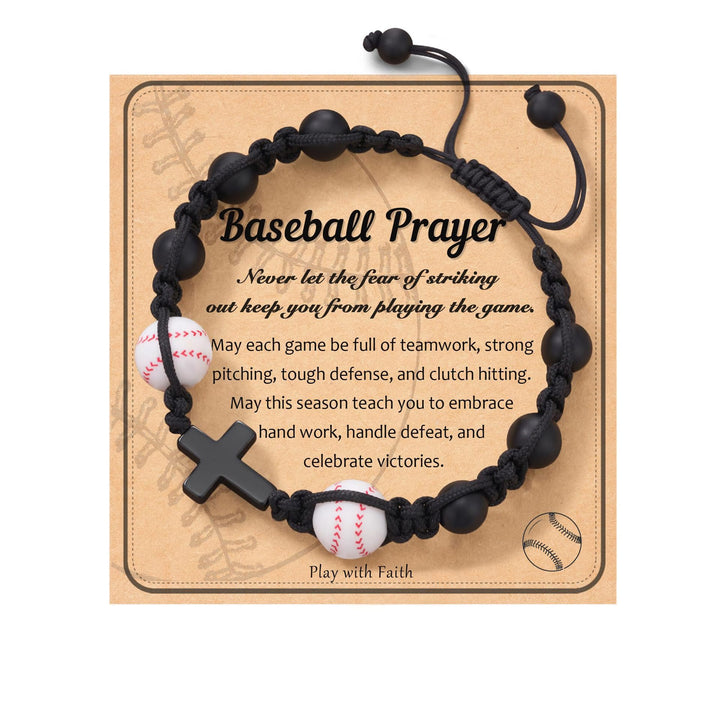 Christianartworkshop Sport-Themed Faith Bracelet: Heartfelt Message Card for Daily Wear - Rugby-Prayer - image 7