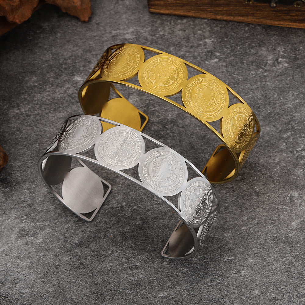 Christianartworkshop St. Benedict Medal Bracelet: Portable Reminder of Divine Grace - image 2