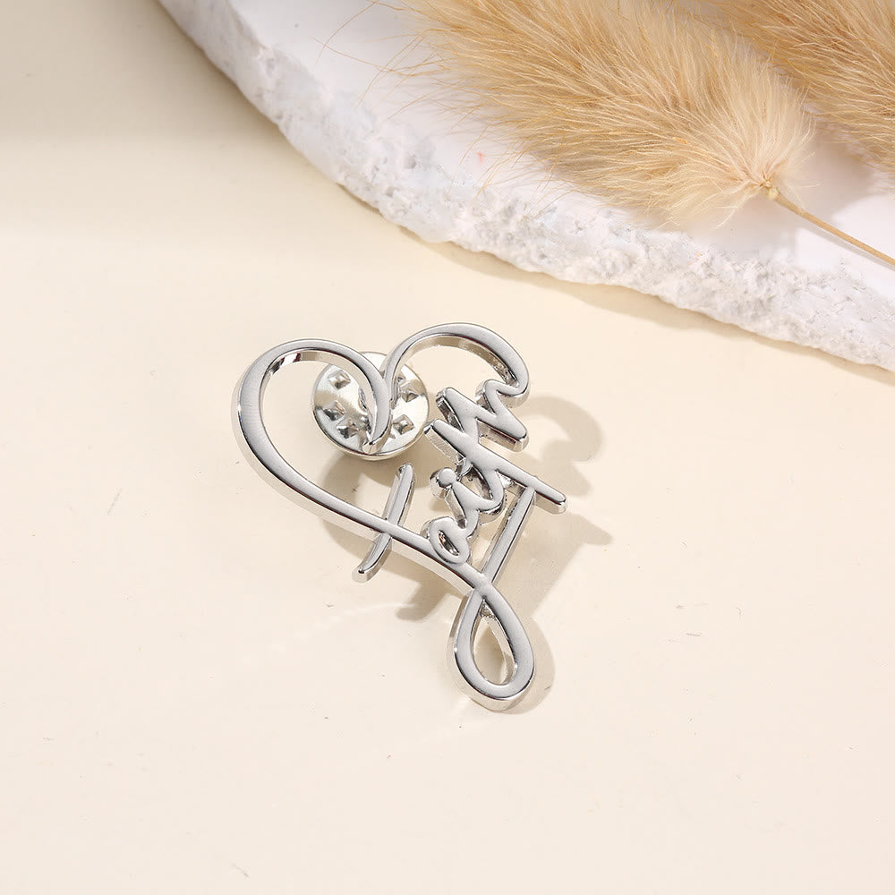 Christianartworkshop Cross & Phrase Lapel Brooch: Divine Faith Token for Clothing - image 7