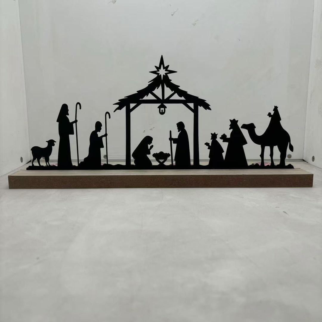Christianartworkshop Bethlehem Star Nativity Iron Decor: Constant Wonder Reminder for Homes - image 7
