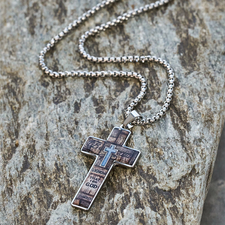 Christianartworkshop Stained-Image Cross Necklace: Artful Faith Close to the Heart - image 11
