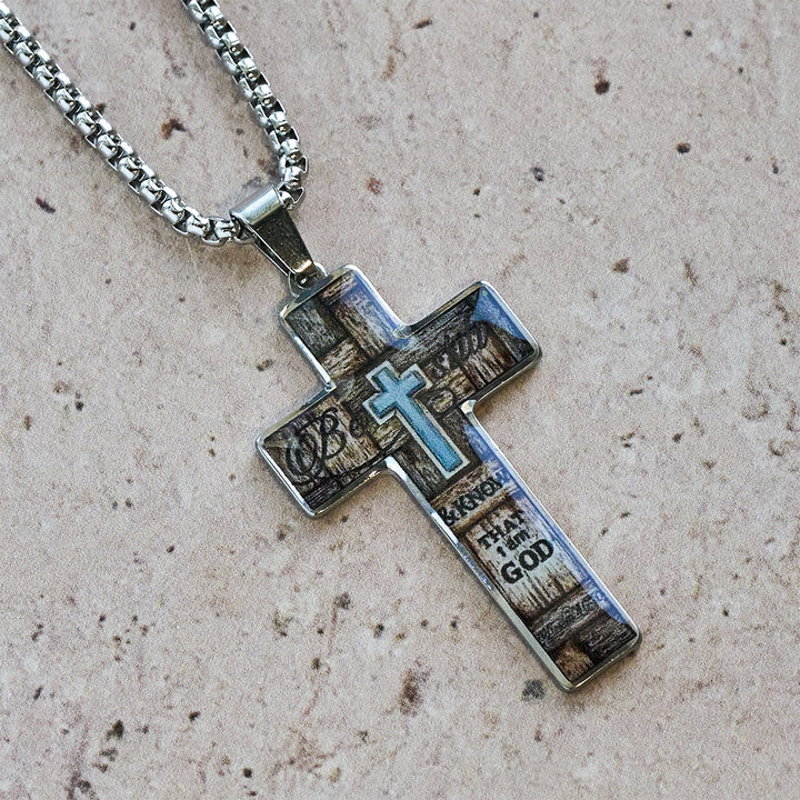 Christianartworkshop Stained-Image Cross Necklace: Artful Faith Close to the Heart - image 10