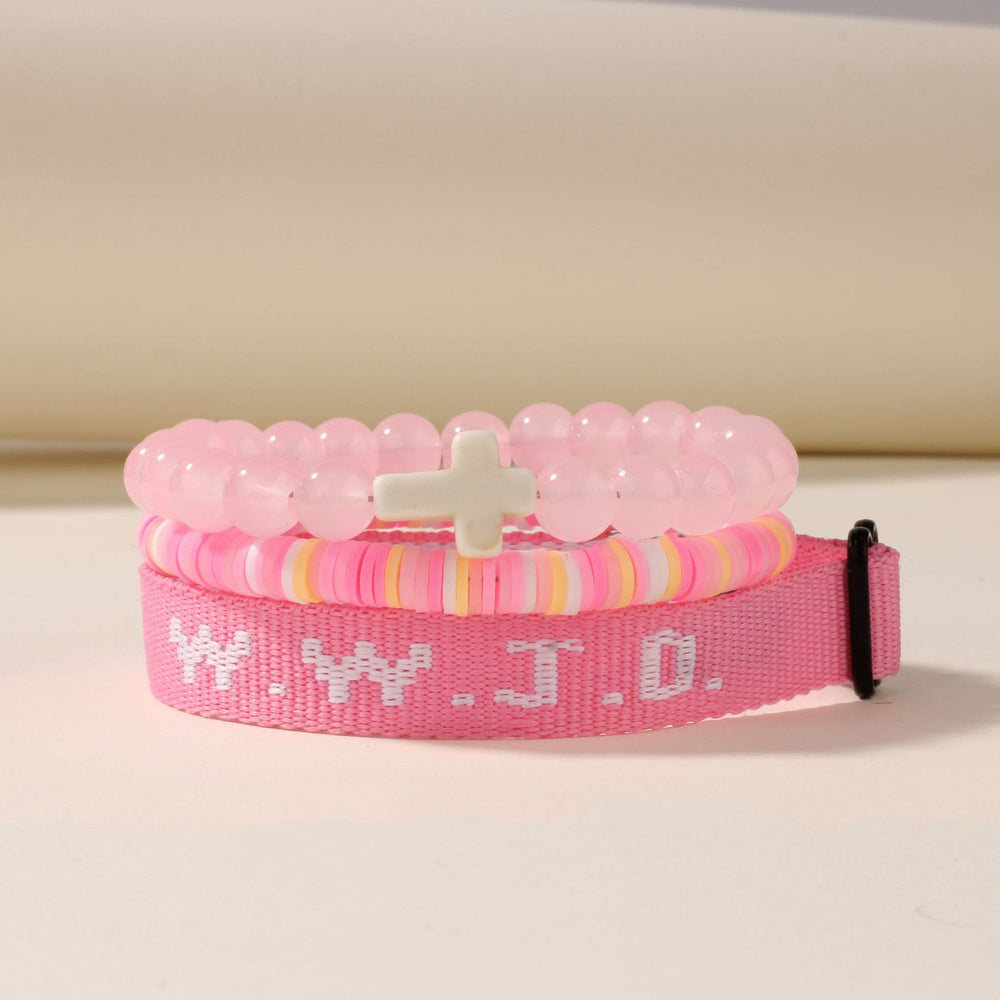 Christianartworkshop Faith Prompt Bracelet with Cross Bead & WWJD Card: Gift-Ready Keepsake - image 1