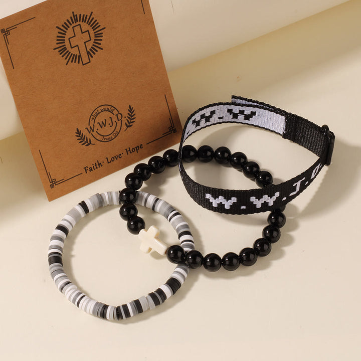 Christianartworkshop Faith Prompt Bracelet with Cross Bead & WWJD Card: Gift-Ready Keepsake - image 8