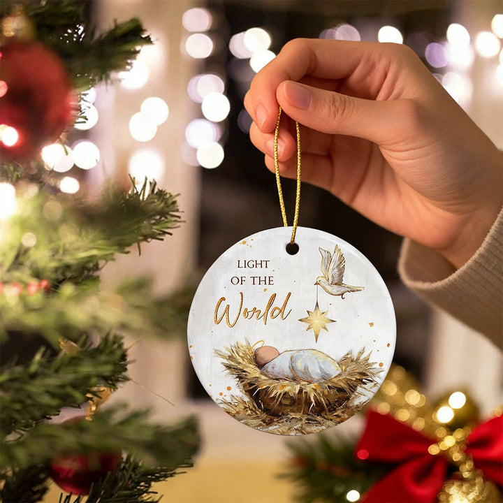 Christianartworkshop Guiding Star Nativity Ornament: Tactile Faith Reminder for Tree Displays - image 1