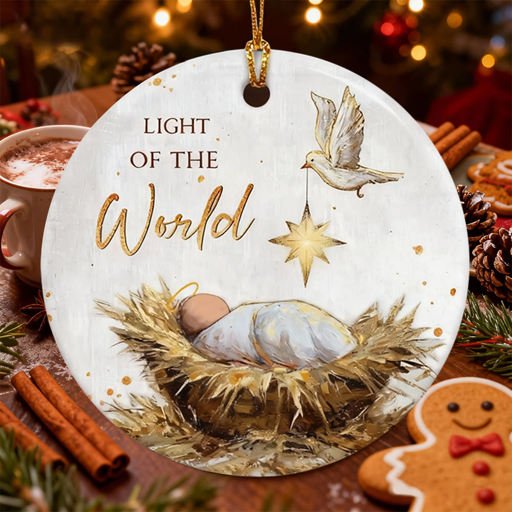 Christianartworkshop Guiding Star Nativity Ornament: Tactile Faith Reminder for Tree Displays - image 3