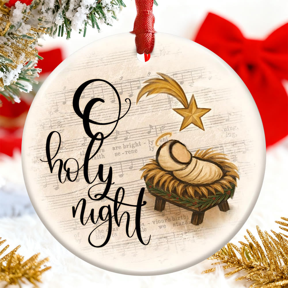 Christianartworkshop Guiding Star Nativity Ornament: Tactile Faith Reminder for Tree Displays - image 9