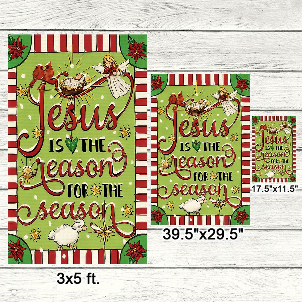 Christianartworkshop Seasonal Nativity Garden Flag Series: Stylish Faith Token for Holiday Yards - image 5
