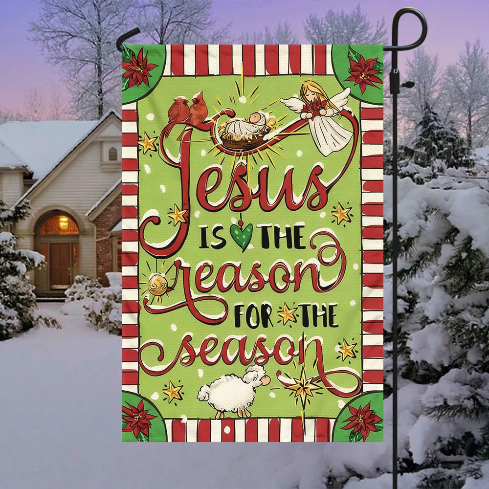 Christianartworkshop Seasonal Nativity Garden Flag Series: Stylish Faith Token for Holiday Yards - image 3
