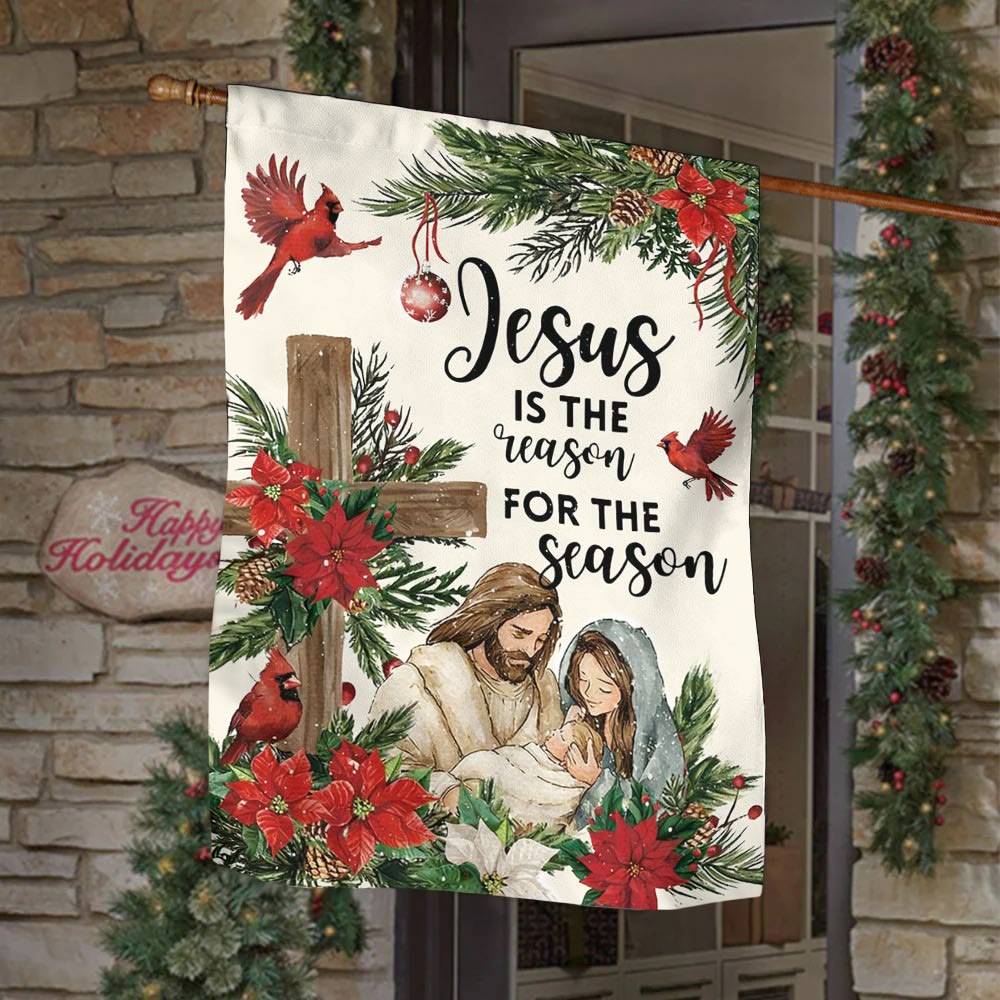 Christianartworkshop Seasonal Nativity Garden Flag Series: Stylish Faith Token for Holiday Yards - C - 90×150cm (3×5 ft.) - image 12