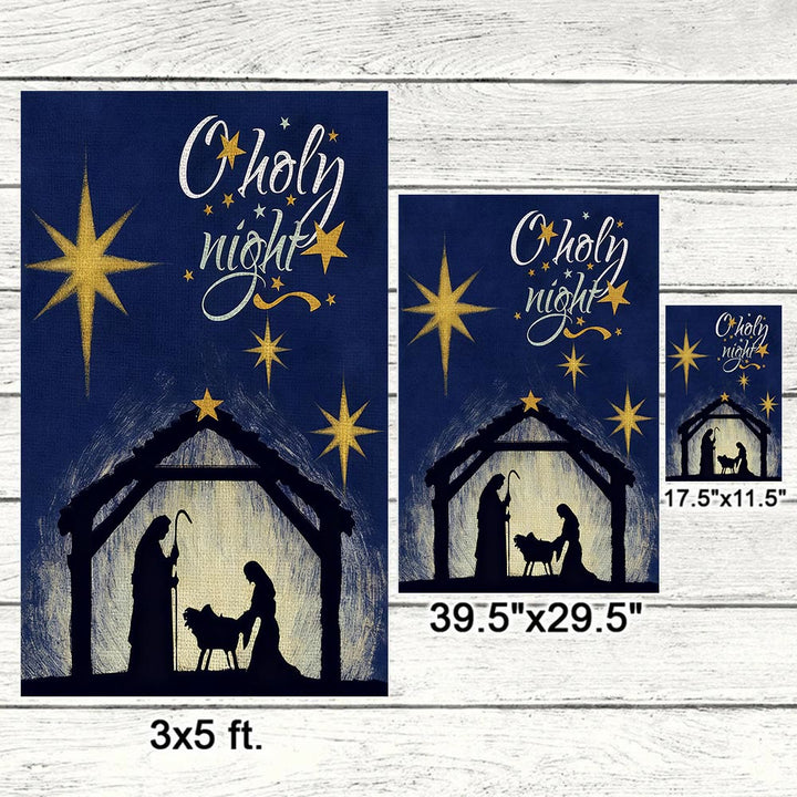 Christianartworkshop Serene Nativity Garden Flag: Constant Grace Reminder for Homes - image 11