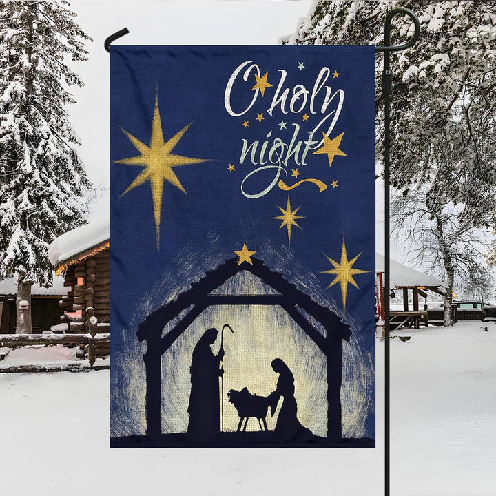 Christianartworkshop Serene Nativity Garden Flag: Constant Grace Reminder for Homes - image 9