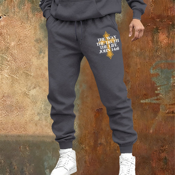 Christianartworkshop John Verse with Cross Sweatpants: Ideal for Church & Casual Days - image 22