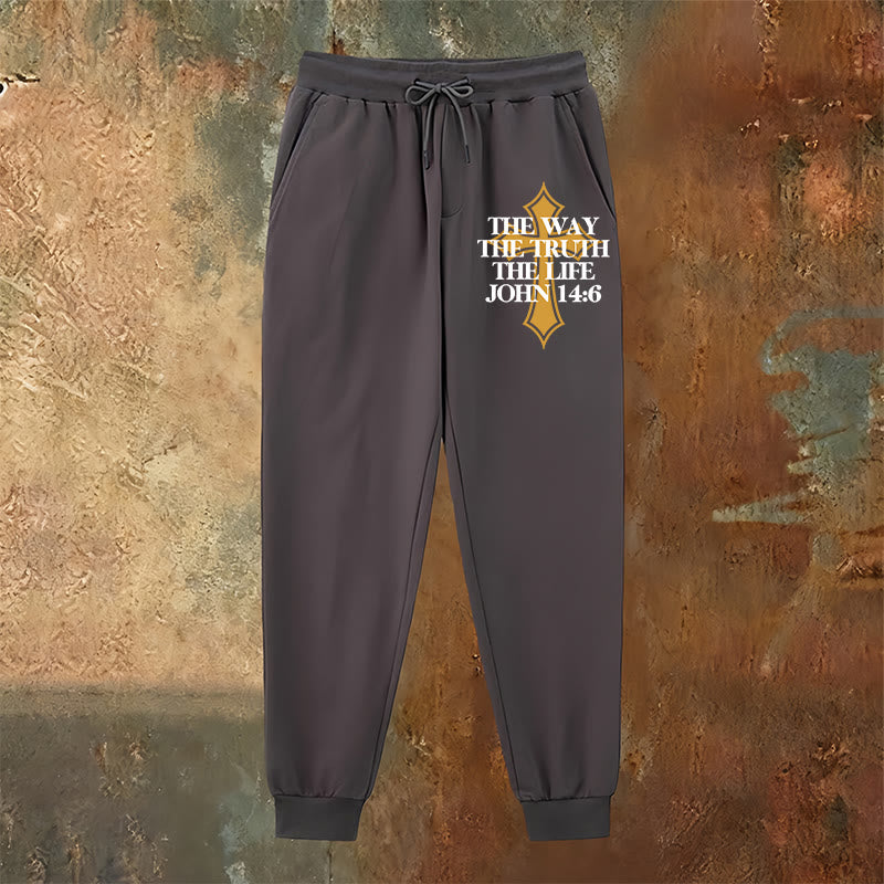 Christianartworkshop John Verse with Cross Sweatpants: Ideal for Church & Casual Days - image 11