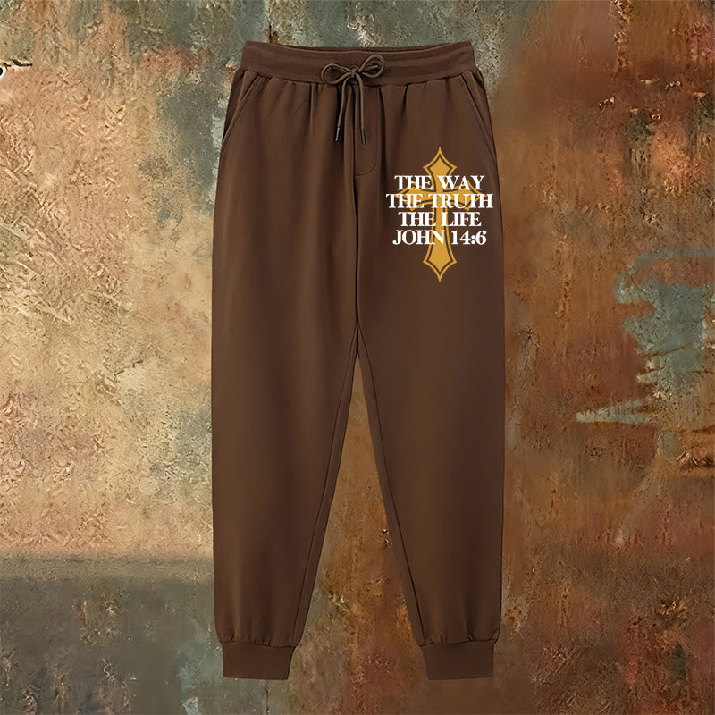 Christianartworkshop John Verse with Cross Sweatpants: Ideal for Church & Casual Days - image 18