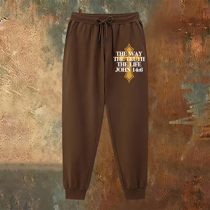 Christianartworkshop John Verse with Cross Sweatpants: Ideal for Church & Casual Days - image 19