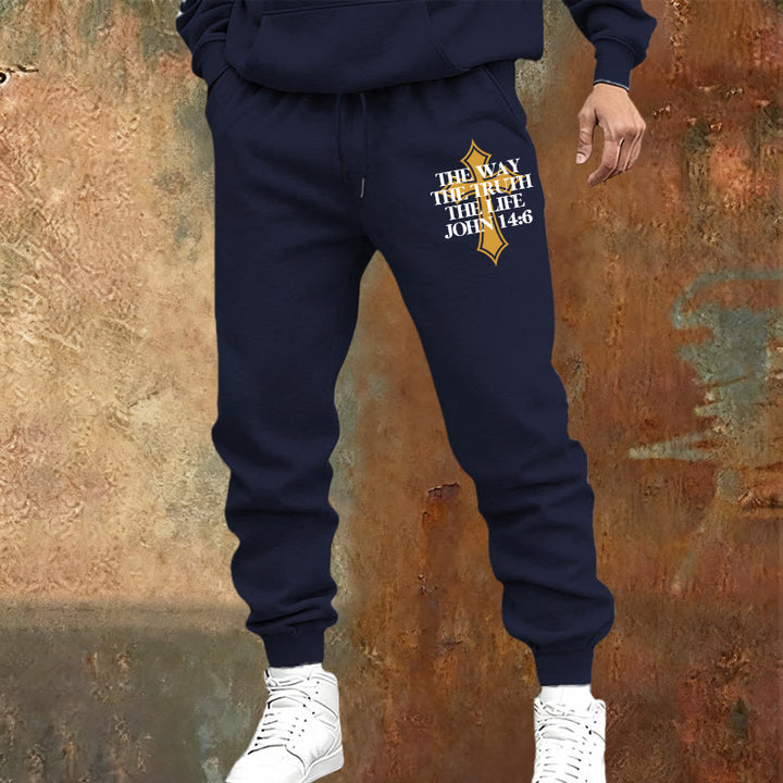 Christianartworkshop John Verse with Cross Sweatpants: Ideal for Church & Casual Days - image 5