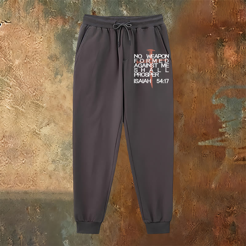 Christianartworkshop Isaiah 54:17 Sweatpants: Faithful Companion for Daily Routines - image 14