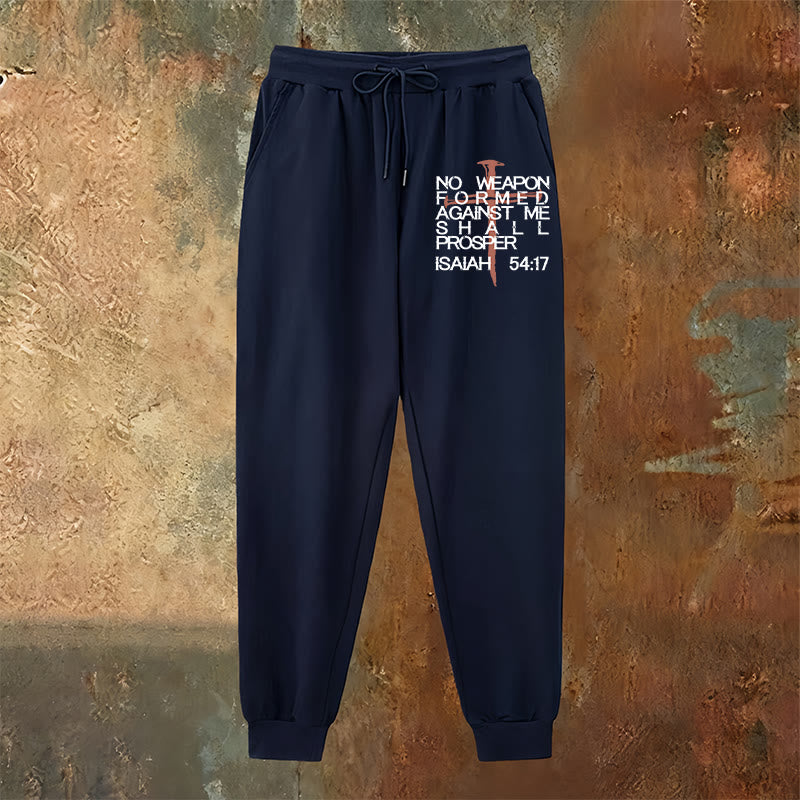 Christianartworkshop Isaiah 54:17 Sweatpants: Faithful Companion for Daily Routines - image 10