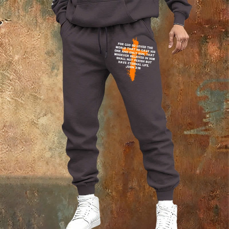 Christianartworkshop John 3:16 Sweatpants: Daily Wear with Gracious Faith - image 17