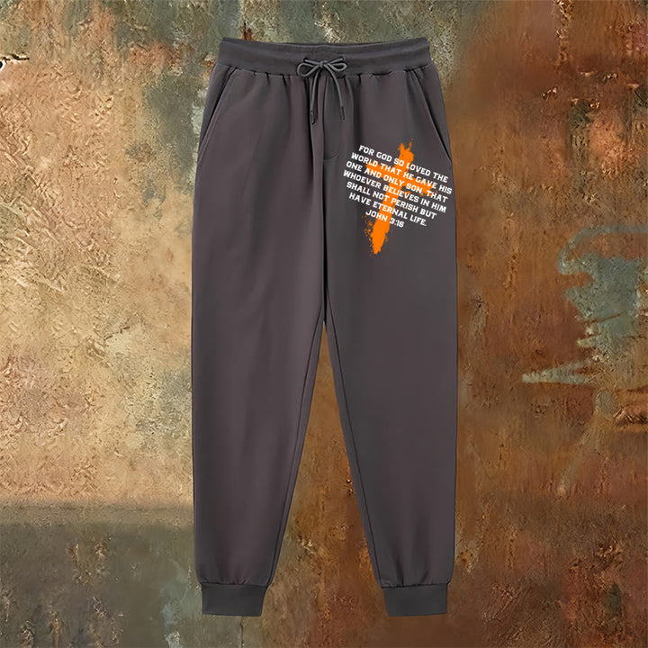Christianartworkshop John 3:16 Sweatpants: Daily Wear with Gracious Faith - image 19