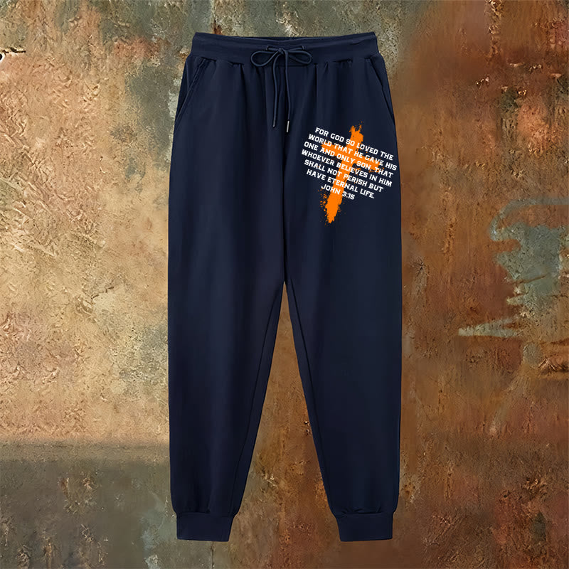 Christianartworkshop John 3:16 Sweatpants: Daily Wear with Gracious Faith - image 15