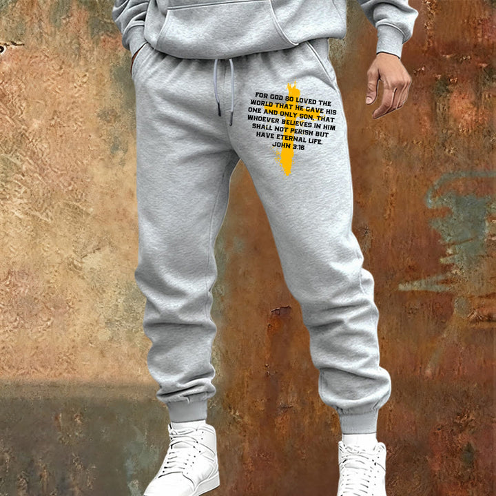 Christianartworkshop John 3:16 Sweatpants: Daily Wear with Gracious Faith - image 22