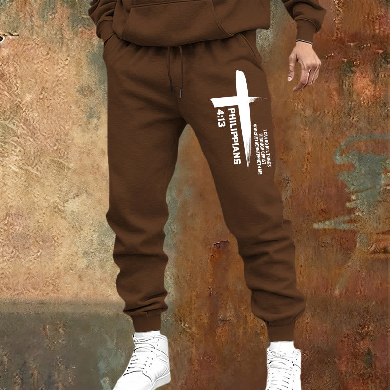 Christianartworkshop I Can Do All Things Cross Sweatpants: Daily Wear Rooted in Hope - image 18