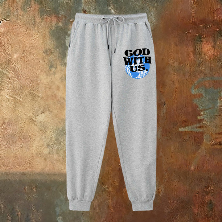 Christianartworkshop Globe & God With Us Sweatpants: Cozy Reminders of His Nearness - image 19