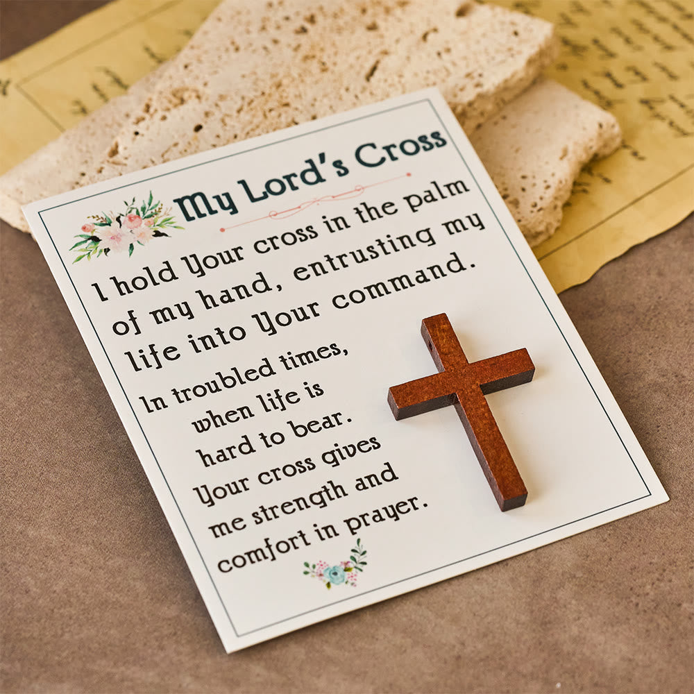 Christianartworkshop Entrust My Life Pocket Cross: Daily Grace Reminder for Routines - image 3