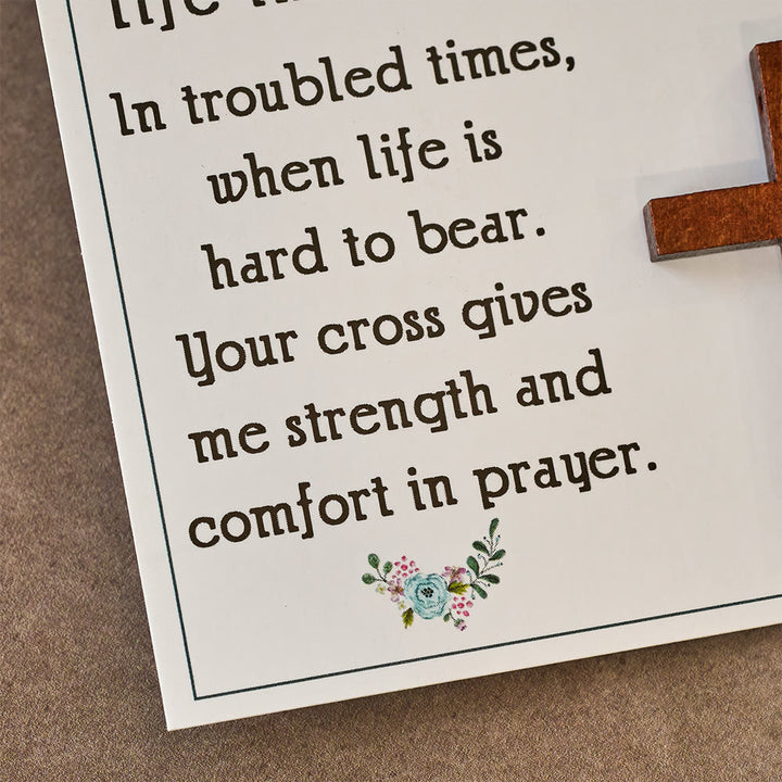Christianartworkshop Entrust My Life Pocket Cross: Daily Grace Reminder for Routines - image 4
