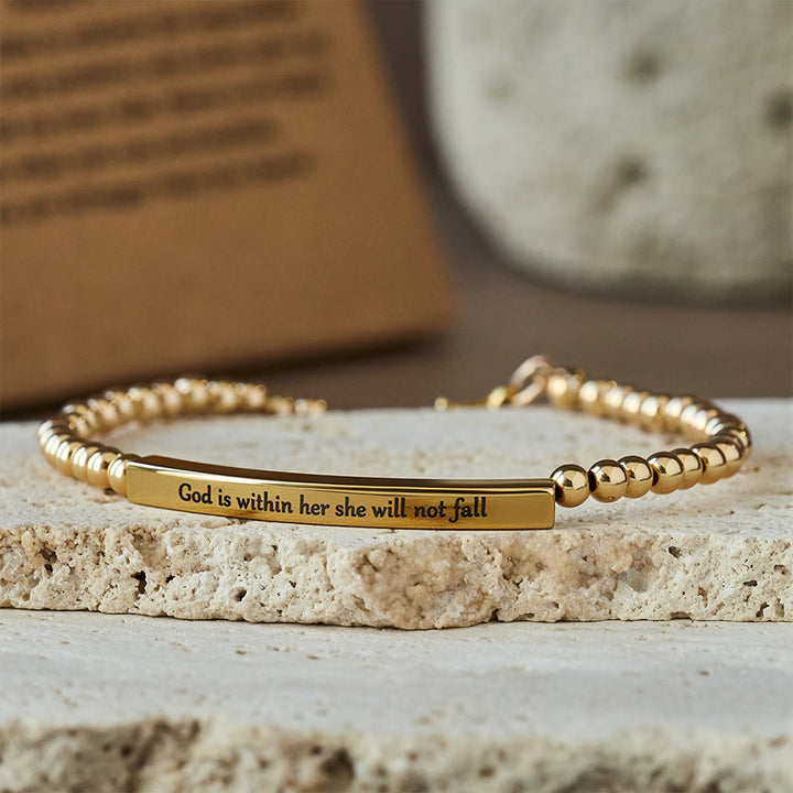 Christianartworkshop God Is First & Psalm 46:5  Bracelet: Steady Companion for Daily Routines - image 11