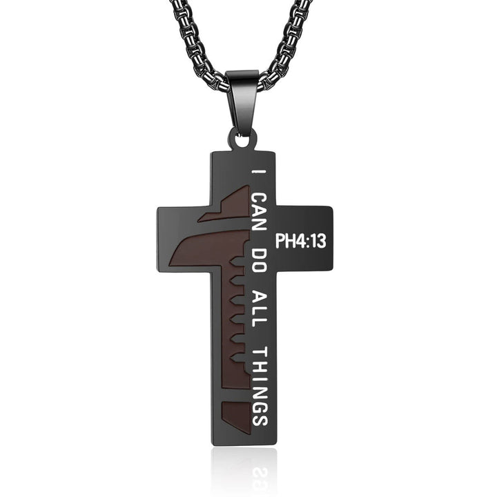 Christianartworkshop Rugby/Basketball Cross Necklace: Gentle Devotion for Sports Lovers - Rugby Cross - image 0