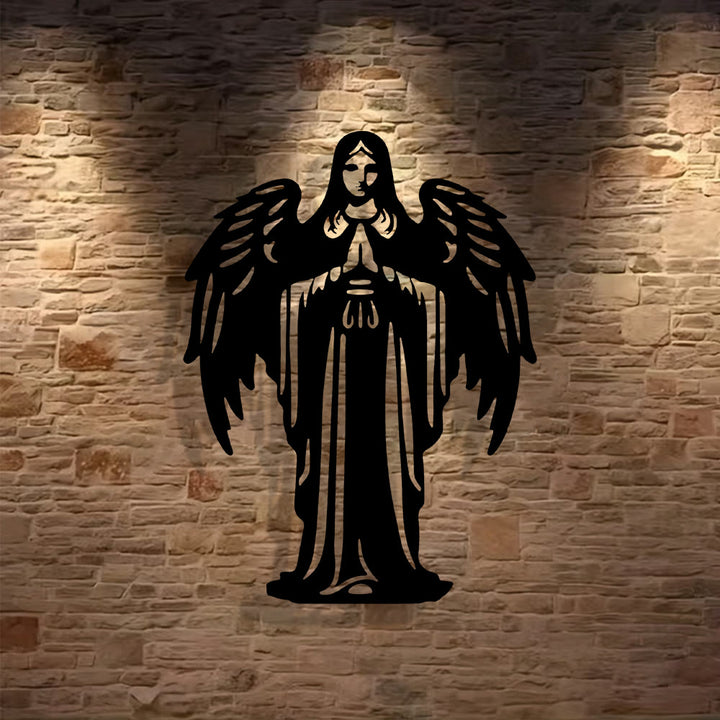 Christianartworkshop Winged Angel Metal Wall Decor: Quiet Reminder of Gentle Grace - image 4