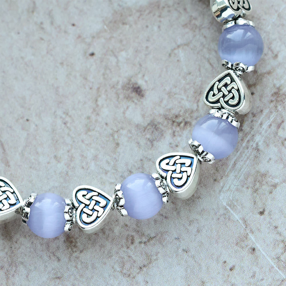 Christianartworkshop Celtic Knot Cat’s Eye Bracelet: Gentle Companion of Daily Grace - image 7
