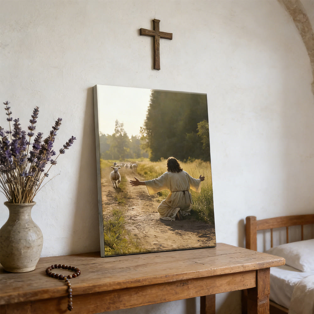 Christianartworkshop Serene Good Shepherd Wall Art Print: Warm Companion of Gentle Care - image 6