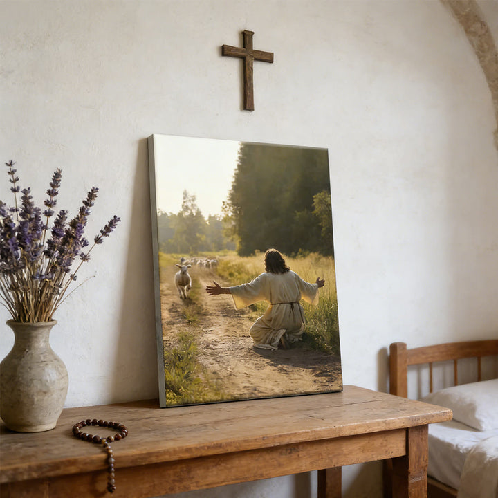 Christianartworkshop Serene Good Shepherd Wall Art Print: Warm Companion of Gentle Care - image 6